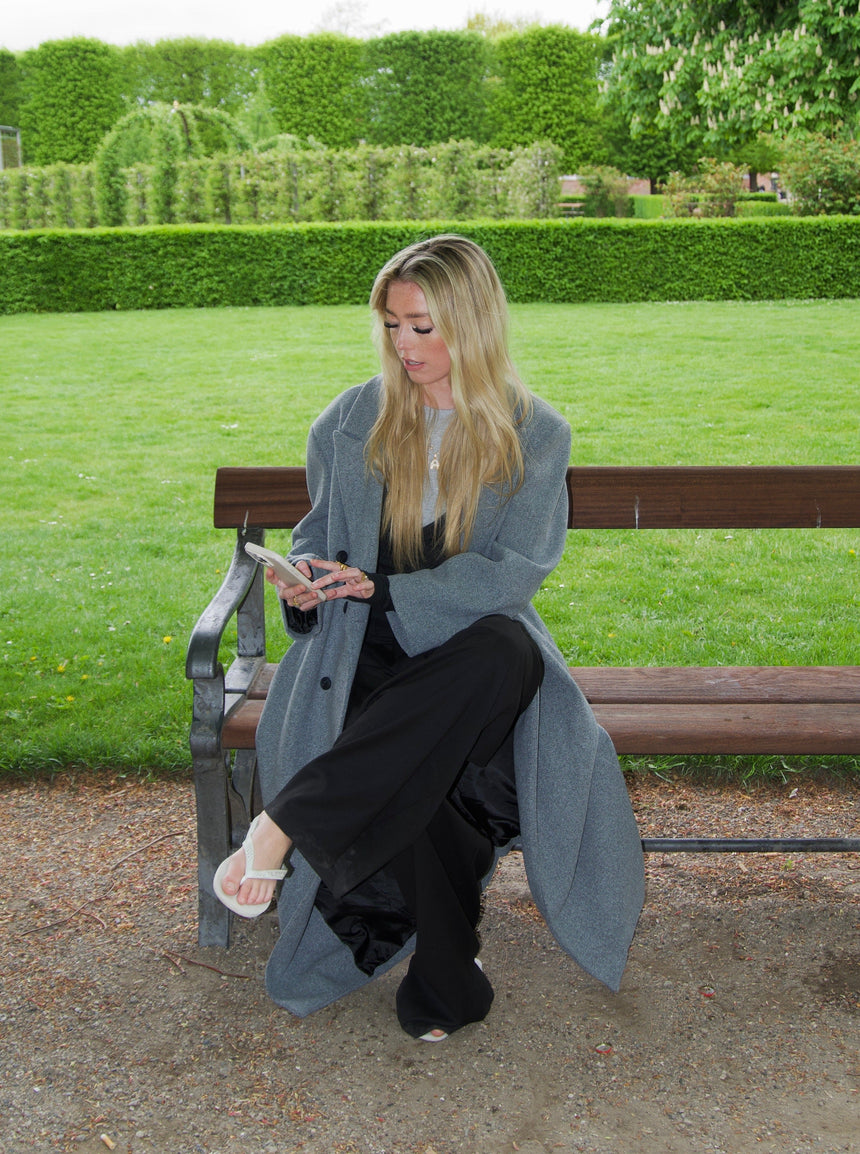 Alva oversized coat - Grey