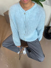 Jamilla mohair cardigan - Light blue