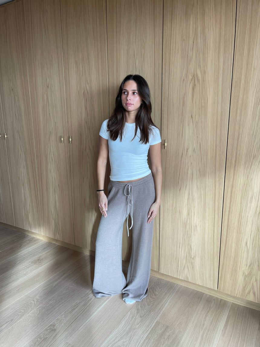 Rilo knitted pants - beige