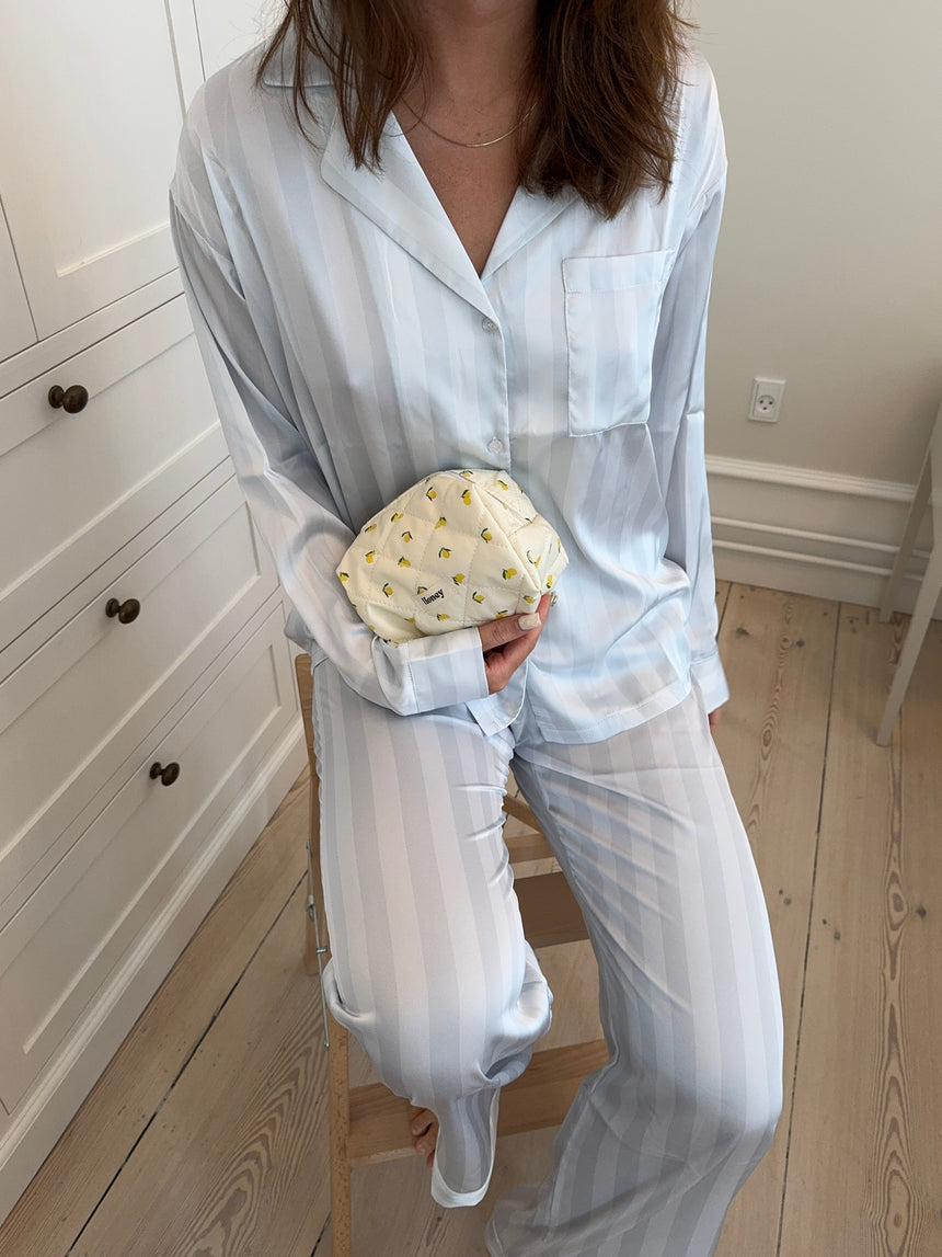 Honey small toiletry bag - Light yellow with lemons