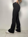 Flare pants with pockets - Black