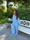 Laura pyjamas pants - Light blue