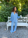Laura pyjamas pants - Light blue