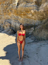 Eva bandeau bikini - Red