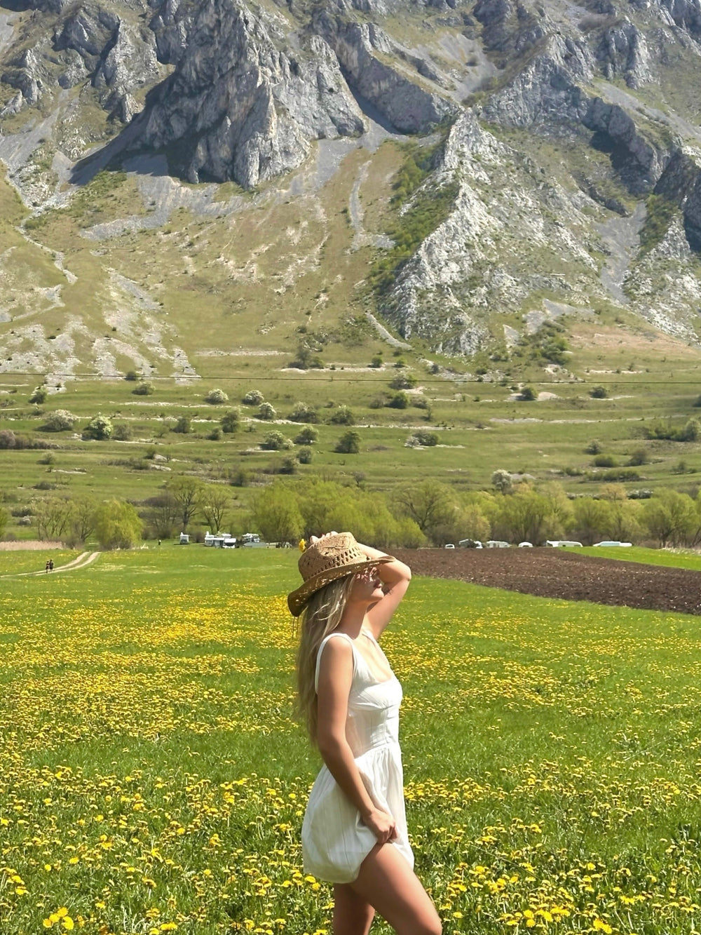 Augusta mini dress - White