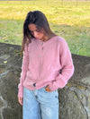Desideria mohair cardigan - Pink