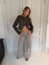 Renata asymmetric blazer - Dark brown