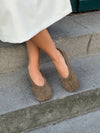 Tonia split toe ballerina - Green