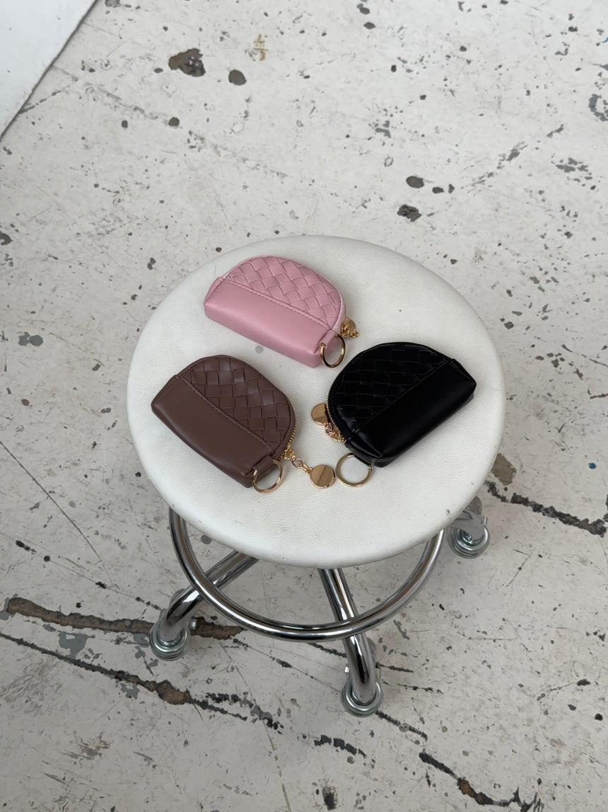 Chicago woven wallet - Pink