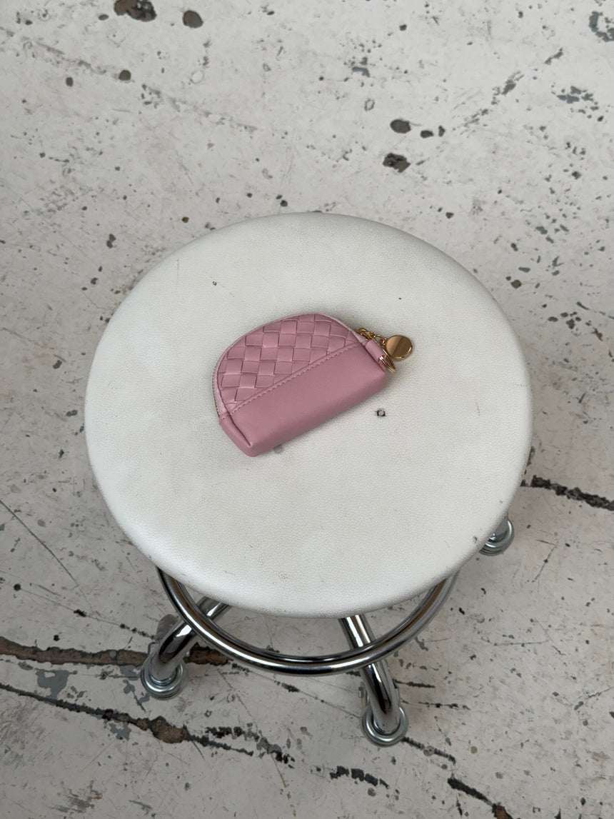 Chicago woven wallet - Pink