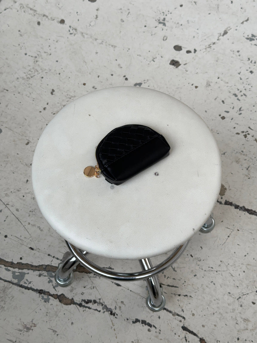 Chicago woven wallet - Black