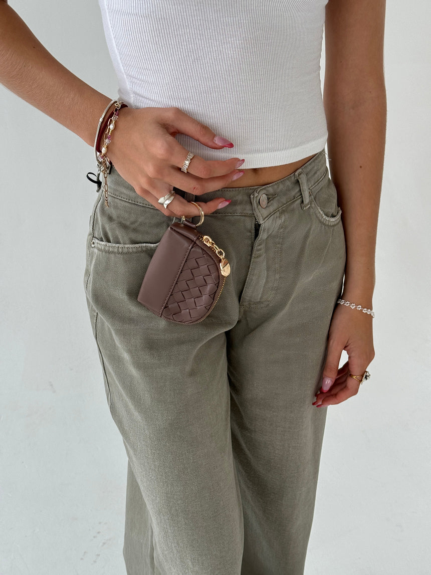 Chicago woven wallet - Brown