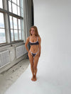 Corinna bikini with white details - Brown