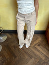 Britney low waisted suit pants - Beige
