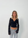 Margarita lace top - Black