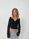 Margarita lace top - Black
