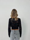 Margarita lace top - Black