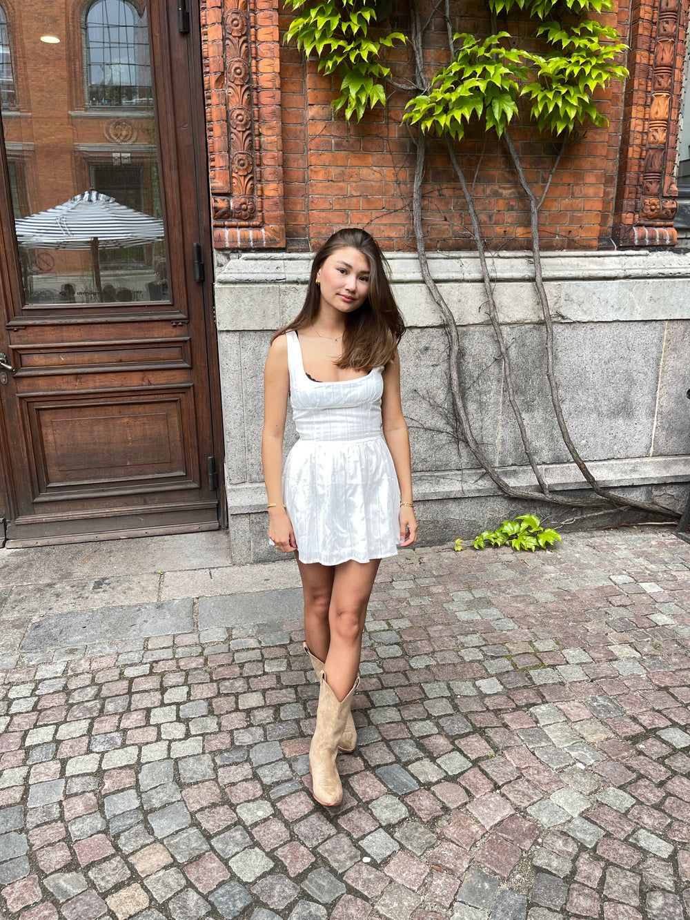 Augusta mini dress - White