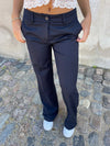 Kienna low-waisted suit pants - Navy