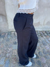 Kienna low-waisted suit pants - Navy