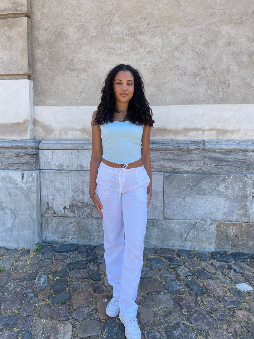 Rebecca linen pants - off white