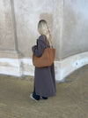 Tolouse suede bag - Camel