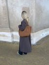 Tolouse suede bag - Camel