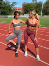 Elevate capri leggings - Stormy grey
