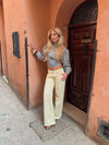 Audrena low waisted jeans - Yellow