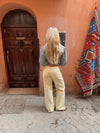 Audrena low waisted jeans - Yellow