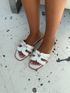 Arta sandals - White