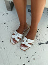 Arta sandals - White