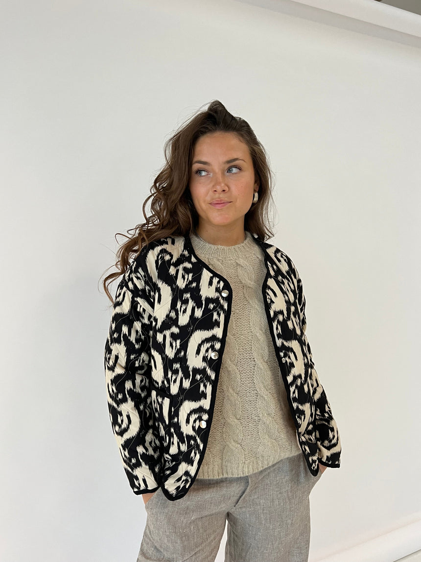 Sasja jacket - Black/white