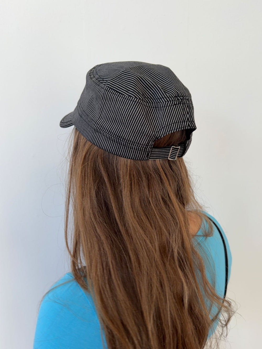Tony cap with stripes - Black/grey