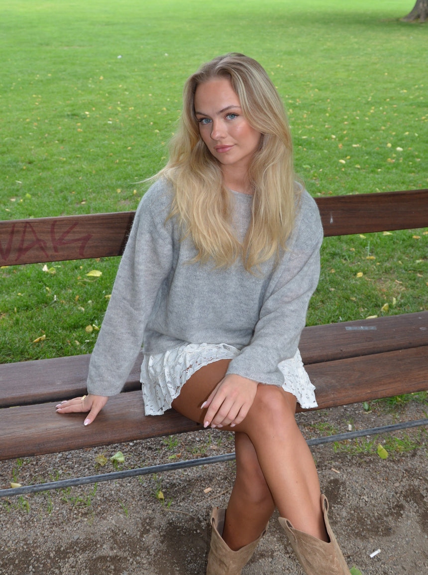 Ciara knit - Light grey