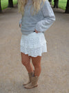 Erla lace skirt - White