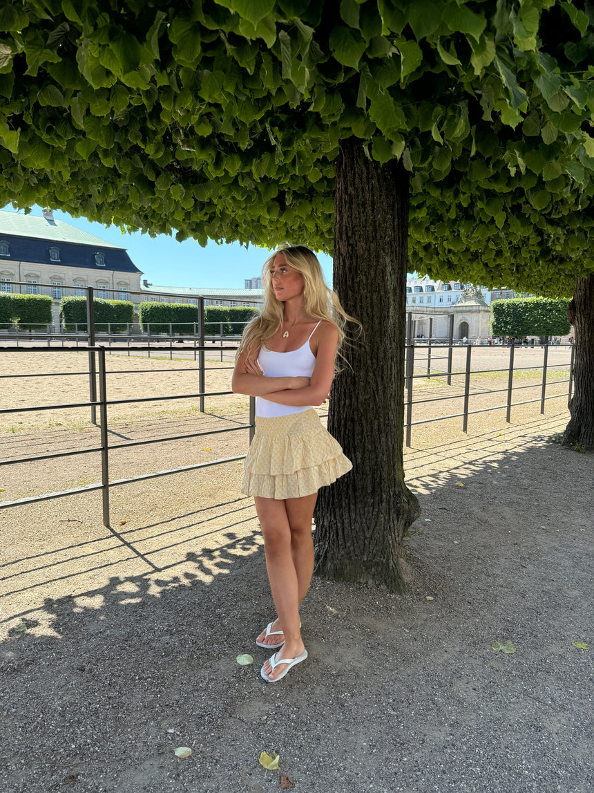 Stockholm skirt - Yellow with sea shells