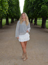 Erla lace skirt - White