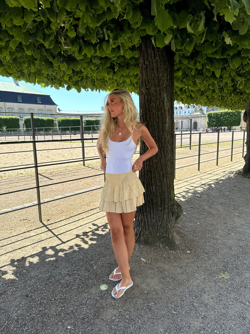 Stockholm skirt - Yellow with sea shells