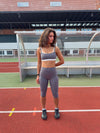 Elevate capri leggings - Stormy grey