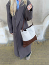Genova shoulder bag - Beige/brown