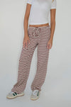 Celine striped pants - Red/white