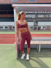 Elevate capri leggings - Berry