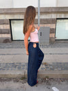 Pam pants with ties - Dark blue