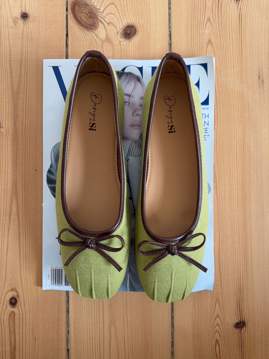 Manja ballerina - Green/brown