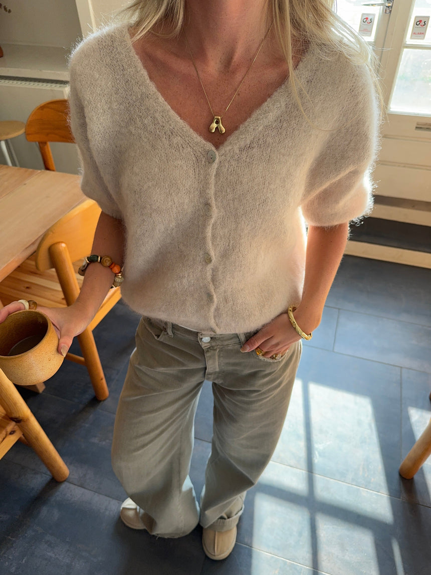 Annaly mohair cardigan - Beige