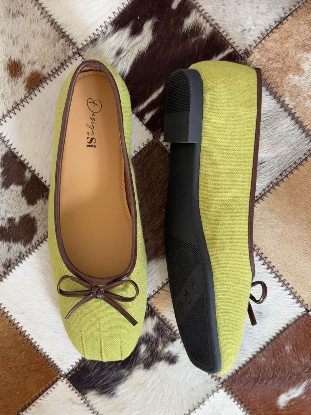 Manja ballerina - Green/brown