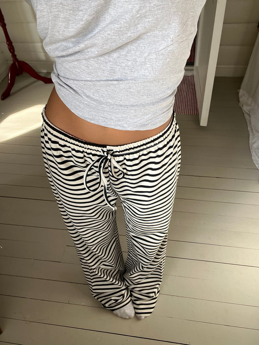 Celine striped pants - Black/white