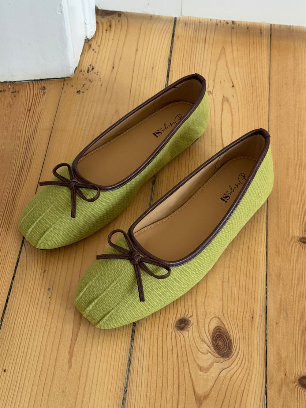 Manja ballerina - Green/brown