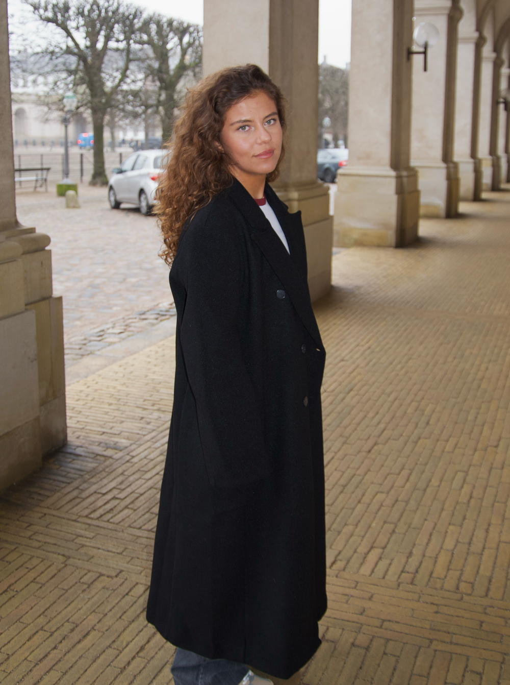 Alva oversized coat - Black – Designbysi.se Alva oversized coat - Black – Designbysi.se